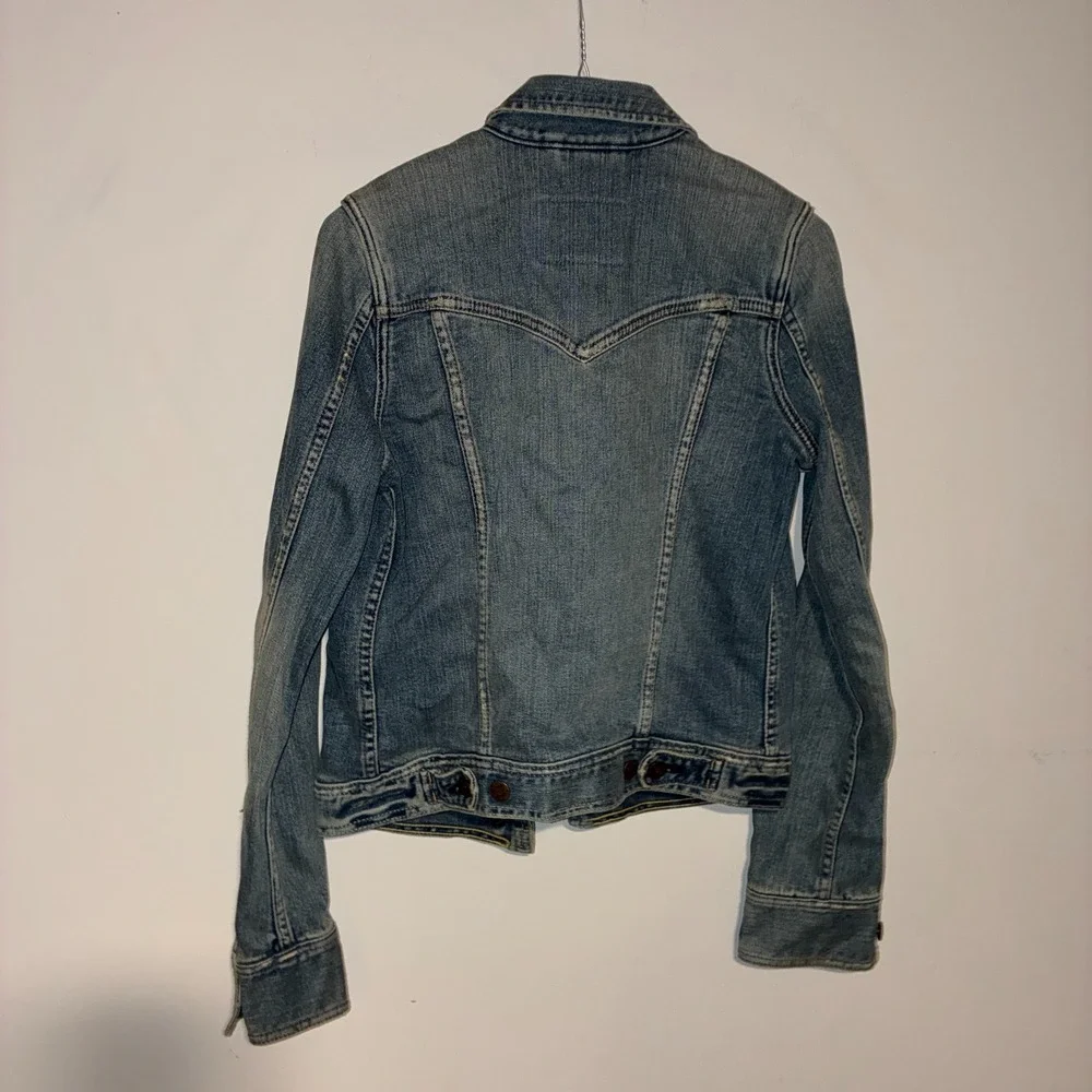 Abercrombie Fitch Denim Jean Jacket Womens Small Light Wash Trucker